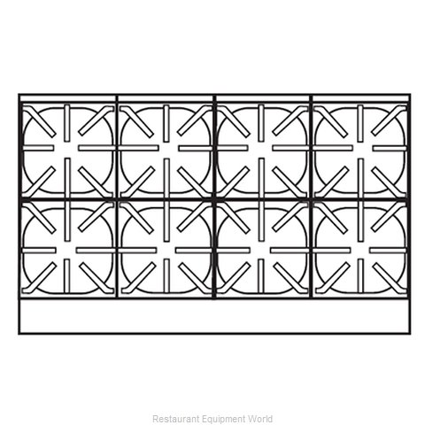 Imperial IHPA-8-48 Hotplate, Countertop, Gas