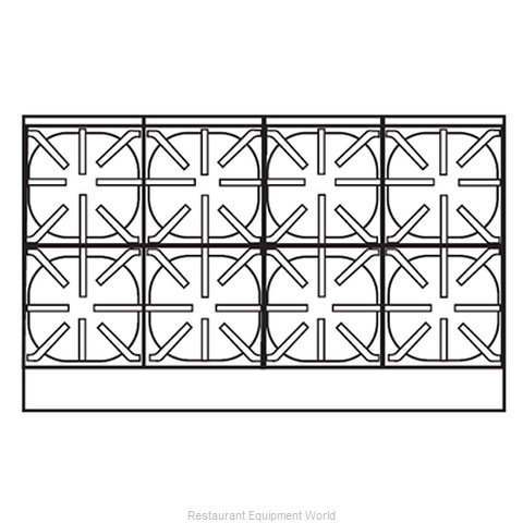 Imperial IHPA-8-48 Hotplate, Countertop, Gas