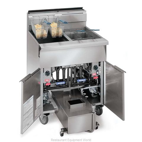 Imperial IHRSP-250 Fryer, Gas, Multiple Battery