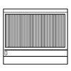 Estufa, 91cm (36 pulgadas), para Restaurante, a Gas
 <br><span class=fgrey12>(Imperial IR-36BR-C Range, 36