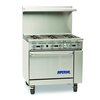 Estufa, 91cm (36 pulgadas), para Restaurante, a Gas
 <br><span class=fgrey12>(Imperial IR-6-C Range, 36