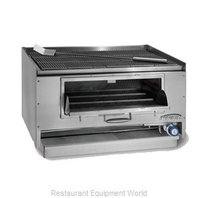 Imperial MSQ-48 Charbroiler, Wood Burning