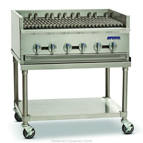 Imperial PSB36 Charbroiler, Gas, Countertop