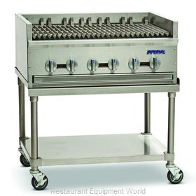 Imperial PSB48 Charbroiler, Gas, Countertop