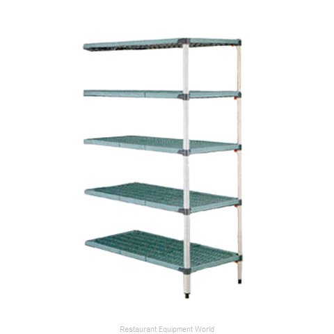 Intermetro 5AQ427G3 Shelving Unit, Plastic with Metal Post