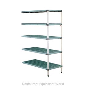 Intermetro 5AQ427G3 Shelving Unit, Plastic with Metal Post