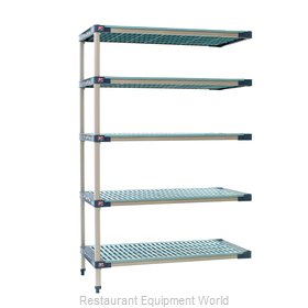 Intermetro 5AX317G4 Shelving Unit, All Plastic