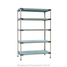 Intermetro 5X317G4 Shelving Unit, All Plastic