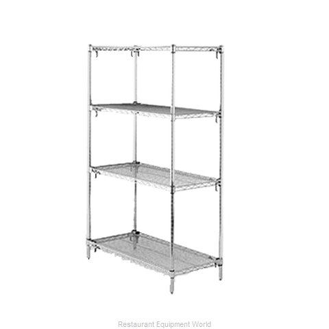 Intermetro A376K3 Shelving Unit, Wire (Magnified)