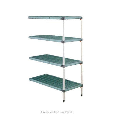 Intermetro AQ466G3 Shelving Unit, Plastic with Metal Post