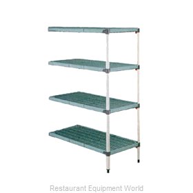 Intermetro AQ466G3 Shelving Unit, Plastic with Metal Post