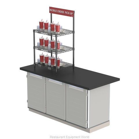 Intermetro CR1824TG3B Shelving Unit, To-Go & Delivery Staging