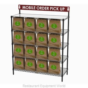 Intermetro CR1848TGSR Shelving Unit, To-Go & Delivery Staging
