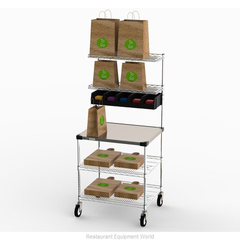 Intermetro CR2430DSS Shelving Unit, To-Go & Delivery Staging