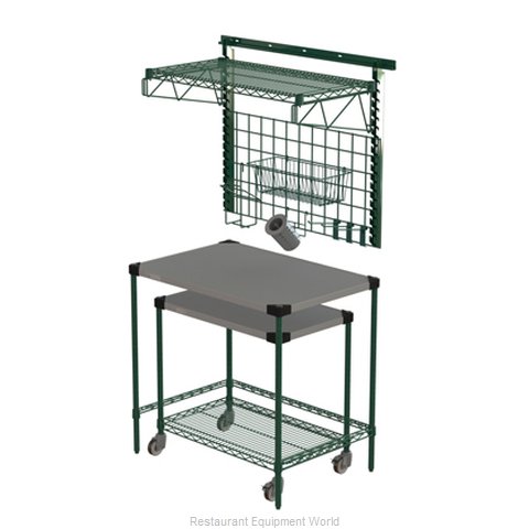 Intermetro CR2436PTSW Shelving Unit, To-Go & Delivery Staging