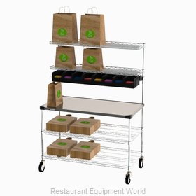 Intermetro CR2448DSS Shelving Unit, To-Go & Delivery Staging