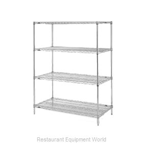 Intermetro EZ1836BR-4 Shelving Unit, Wire