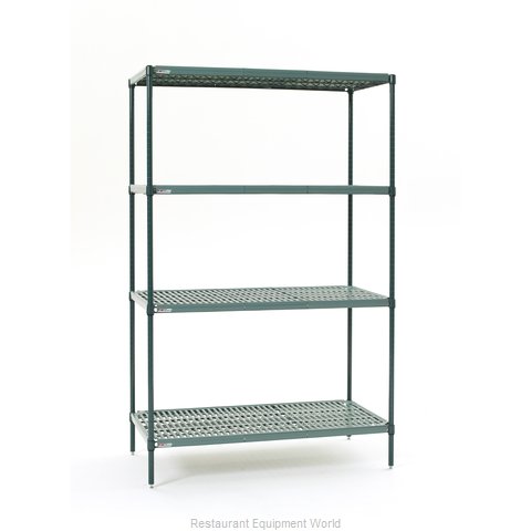 Intermetro EZPR1848NK3-4 Shelving Unit, Plastic with Metal Post