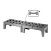 Intermetro HP2260PDMB Dunnage Rack, Louvered Slotted