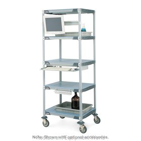 Intermetro HPLC1X3 Cart, Bussing Utility Transport, Metal