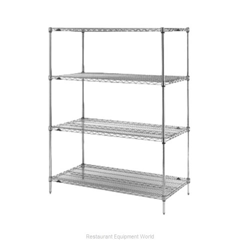 Intermetro N456K3 Shelving Unit, Wire (Magnified)