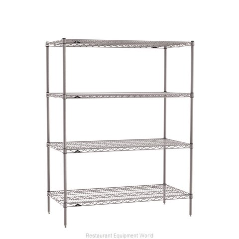 Intermetro SE-182463K4-S-4 Shelving Unit, Wire