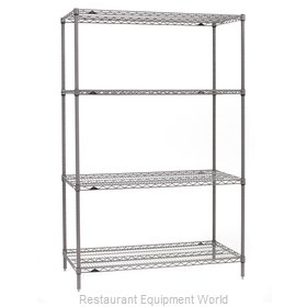 Intermetro SE-182474K4-S-4 Shelving Unit, Wire