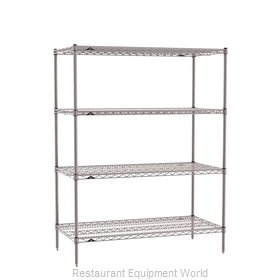 Intermetro SE-183063K4-S-4 Shelving Unit, Wire