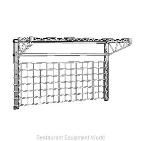 Intermetro WG1848BR Shelving, Wall Grid Panel