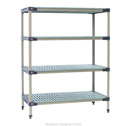 Intermetro X316G4 Shelving Unit, All Plastic