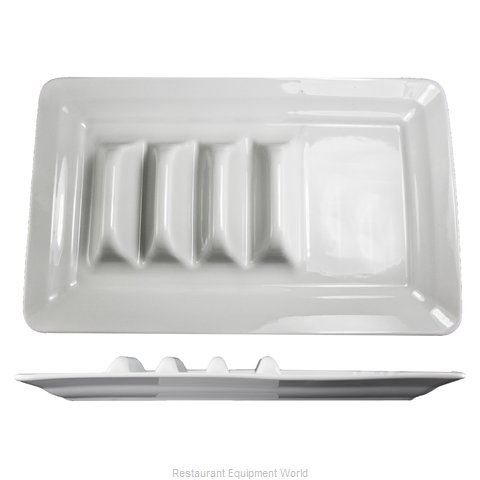 International Tableware TACO14-W Taco Prep / Hot Dog Tray