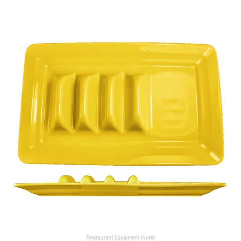 International Tableware TACO14-Y Taco Prep / Hot Dog Tray