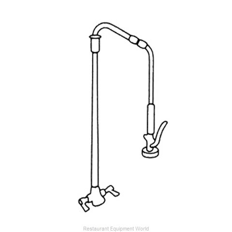 Jackson B-2147M Pre-Rinse Faucet Assembly