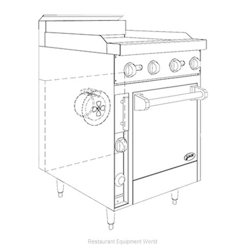 Jade Range JBR-24G-24C Range, 24