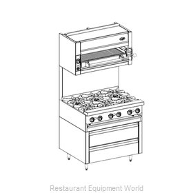 Jade Range JRLH-02R-B-36 Equipment Stand, Refrigerated Base