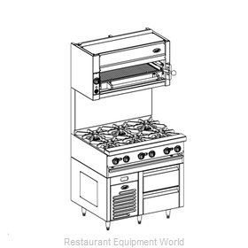 Jade Range JRLH-02S-B-36 Equipment Stand, Refrigerated Base