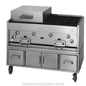 Jade Range KC-24-RAD Charbroiler, Gas, Countertop