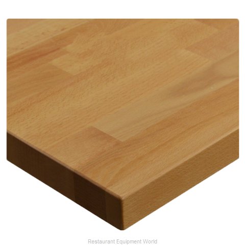 JMC Food Equipment 24 ROUND BEECHWOOD PLANK NATURAL Table Top, Wood
