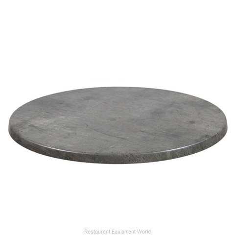 JMC Food Equipment 24 ROUND CONCRETE Table Top, Solid Surface