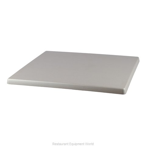 JMC Food Equipment 24X24 BRUSH SILVER Table Top, Solid Surface