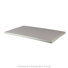 JMC Food Equipment 24X30 BRUSH SILVER Table Top, Solid Surface