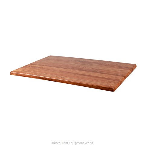 JMC Food Equipment 24X30 TEAK Table Top, Solid Surface