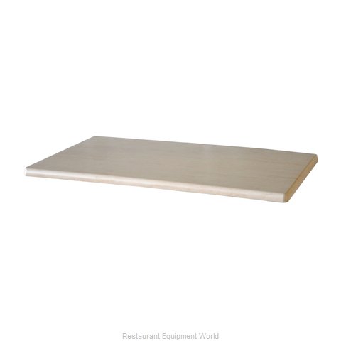 JMC Food Equipment 24X30 TRAVERTINE Table Top, Solid Surface