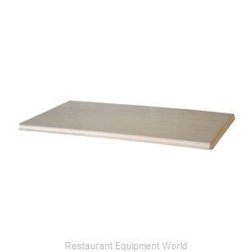 JMC Food Equipment 24X30 TRAVERTINE Table Top, Solid Surface