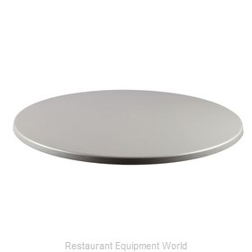 JMC Food Equipment 28 ROUND BRUSH SILVER Table Top, Solid Surface