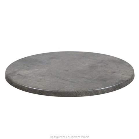 JMC Food Equipment 28 ROUND CONCRETE Table Top, Solid Surface