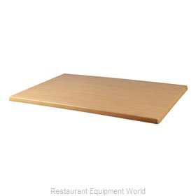 JMC Food Equipment 28X44 LIGHT OAK Table Top, Solid Surface