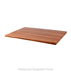 JMC Food Equipment 28X44 TEAK Table Top, Solid Surface