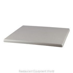 JMC Food Equipment 32X32 BRUSH SILVER Table Top, Solid Surface