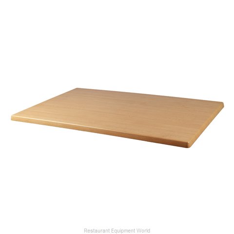 JMC Food Equipment 32X48 LIGHT OAK Table Top, Solid Surface